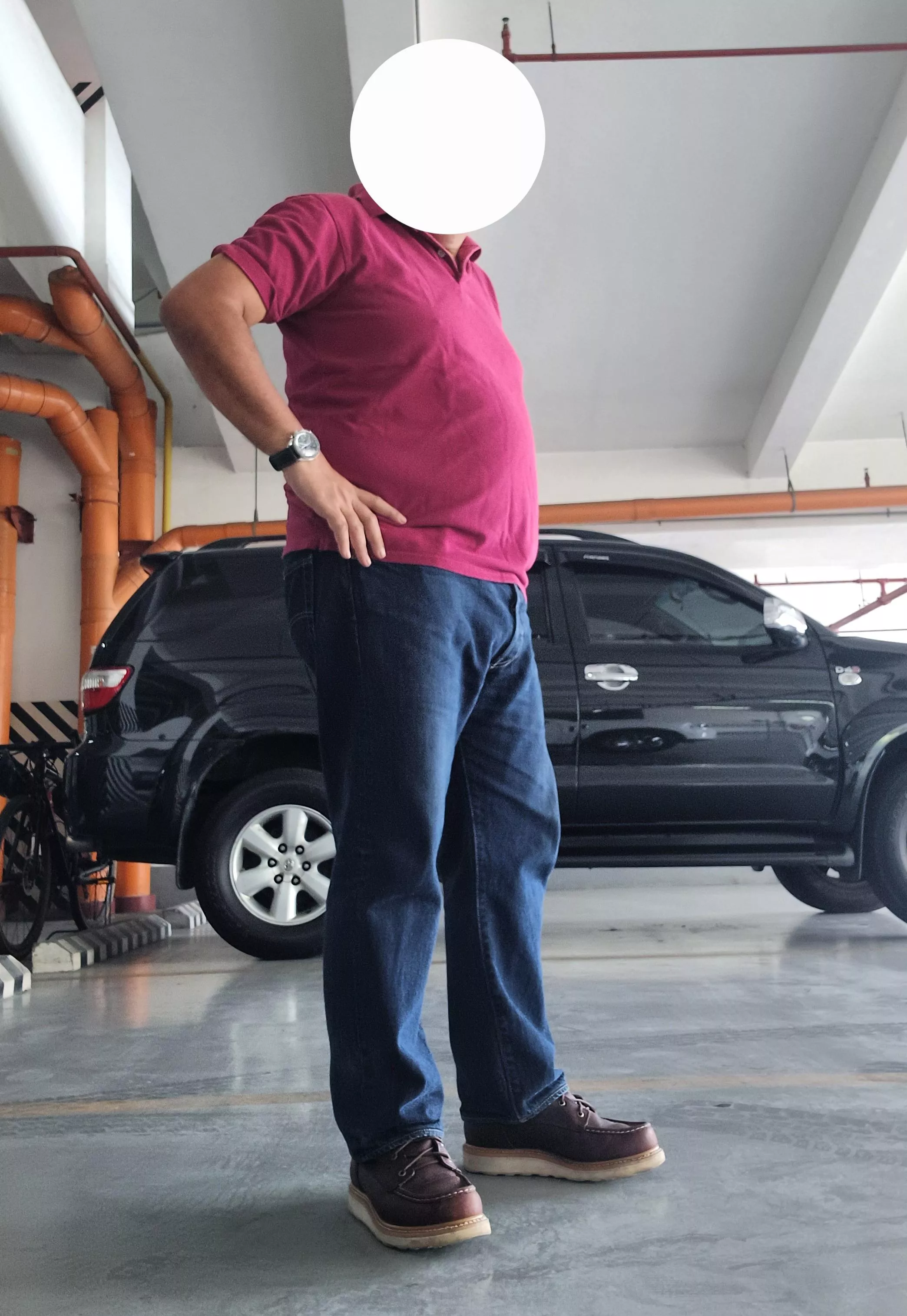 Do my boots look small for my body frame? They fit perfectly tho. Size 10.5 D. Thanks for your feedback. posted by HistoryOk7123