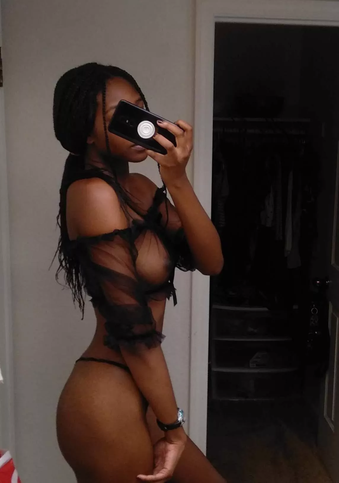 Do you like my tiny booty? posted by Ebony2001