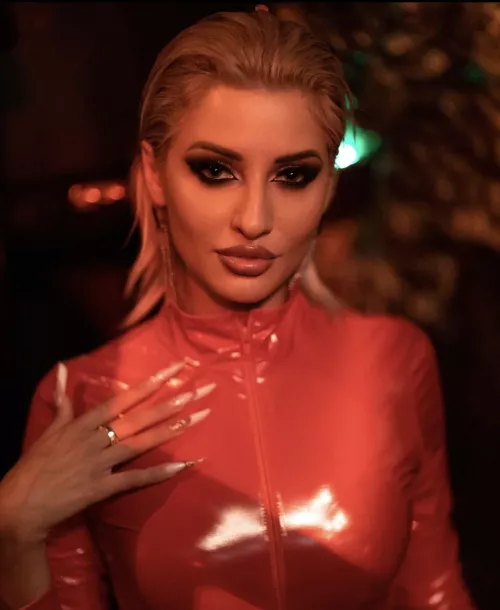 Dressed in red latex to drive you wild by favorable_reader