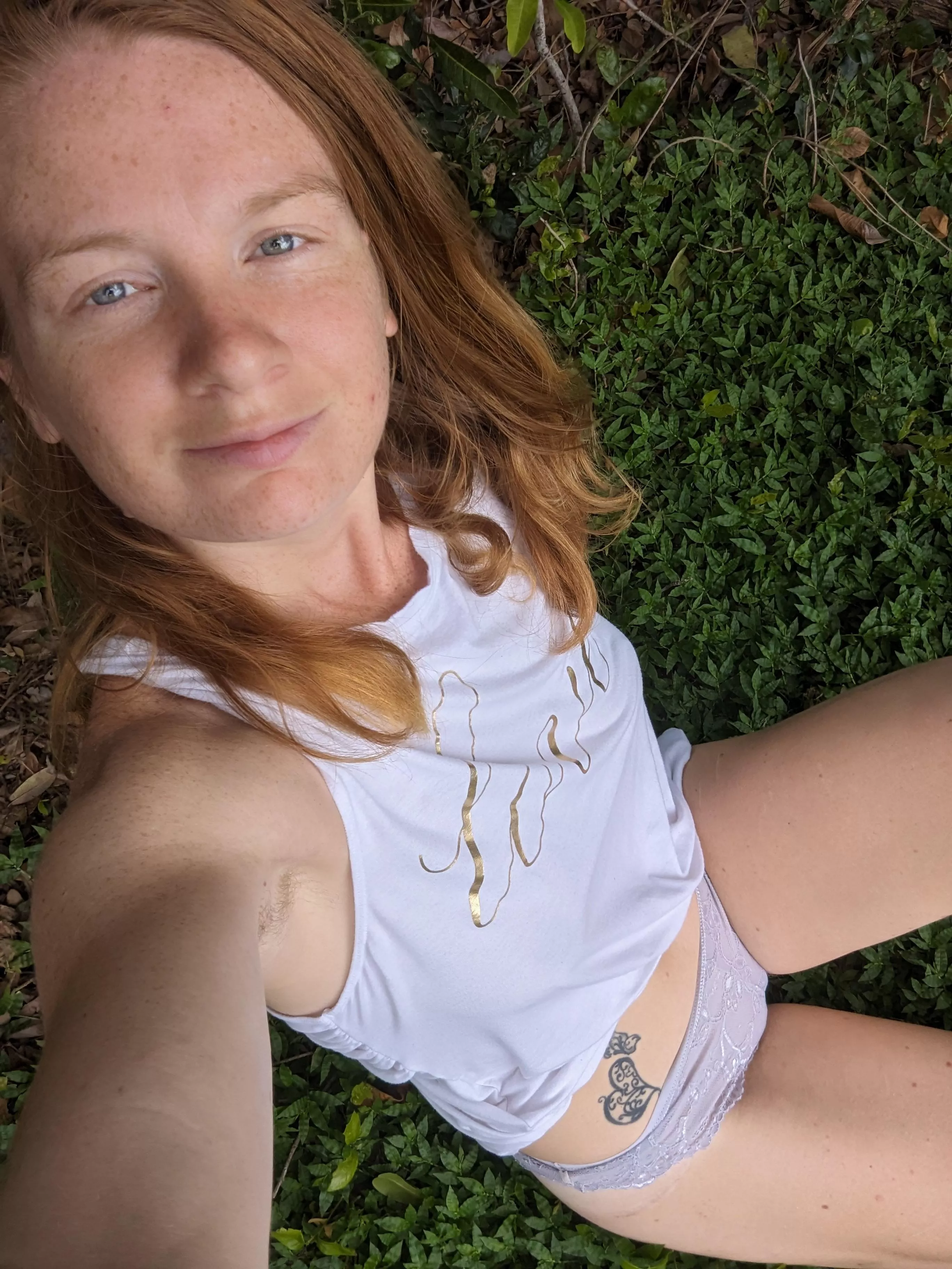 Fiery red, unbelievably real ginger posted by Redlilyrose