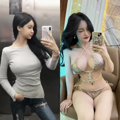 I really wanna thank bimbo mentality for my transformation not only from a normal Asian school girl to a thick bombshell but also from shy and introverted to pride and confident by victoria_the_bimbo