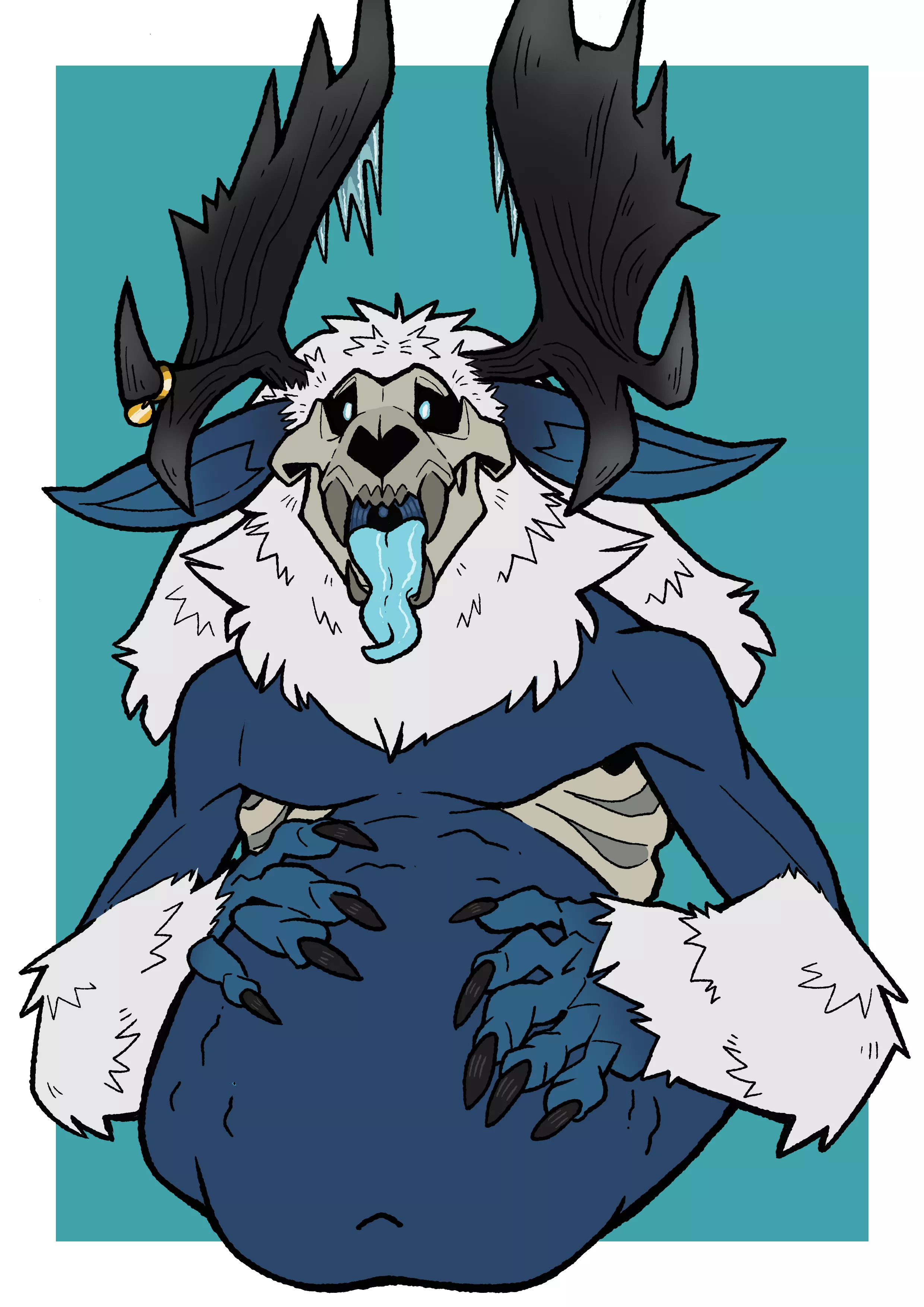 {image} Commission made for my friend PartyBringer of Irythill after a very taste meal posted by santomago