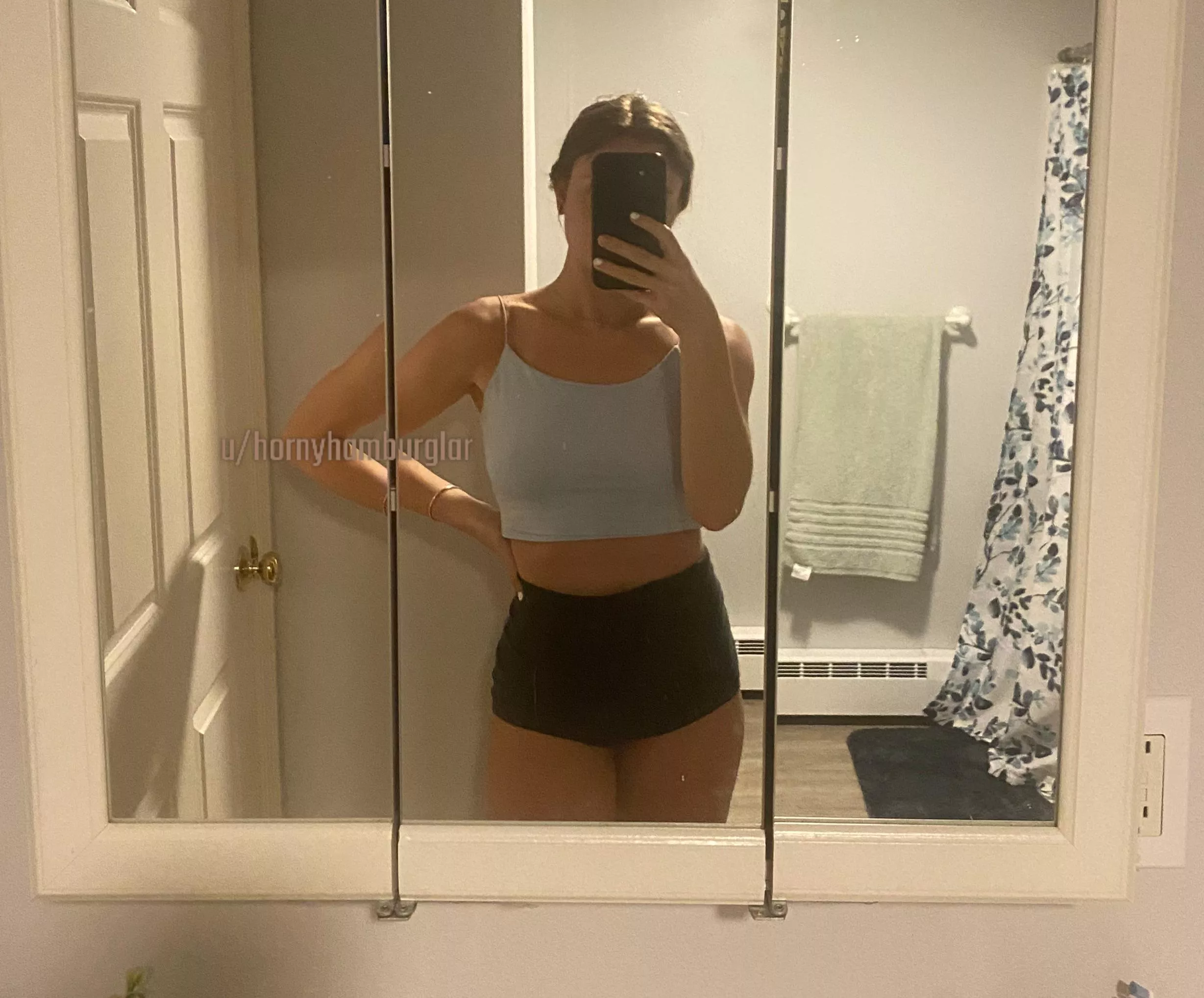 Just a quick mirror pic 😉 [f] posted by hornyhamburglar