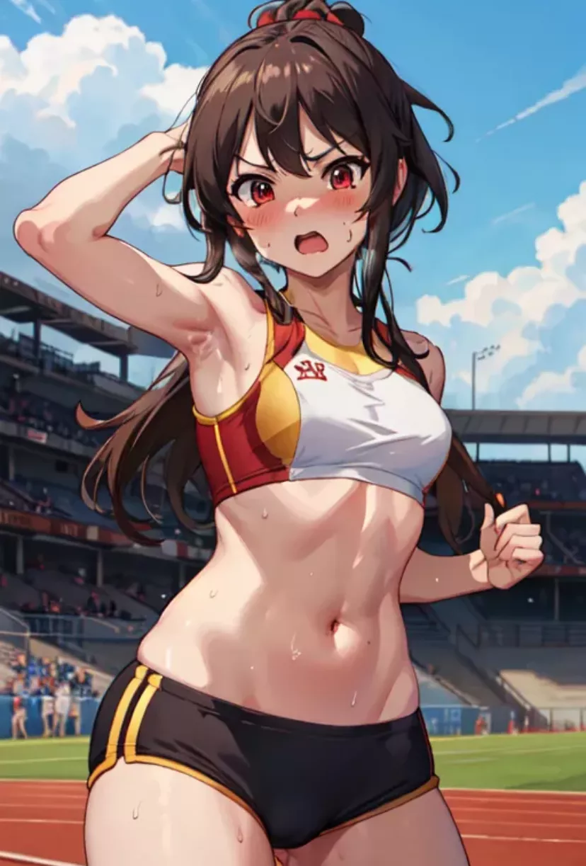 Megumin Running posted by Hentai-Knecht