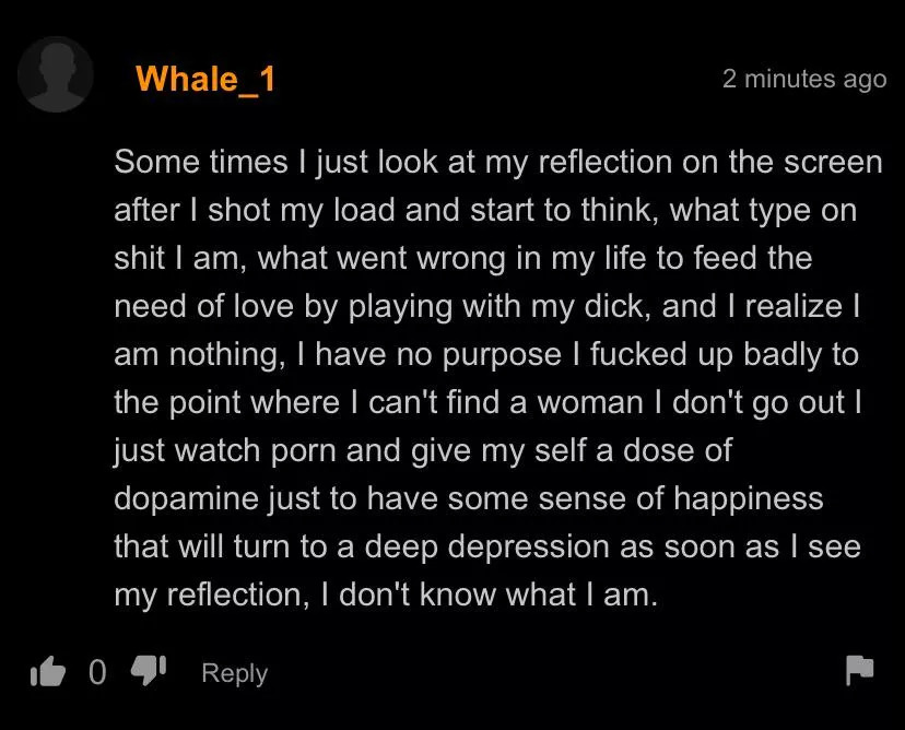 most dialed in post nut clarity i’ve ever seen 😭 posted by Infinite_Spirit7688