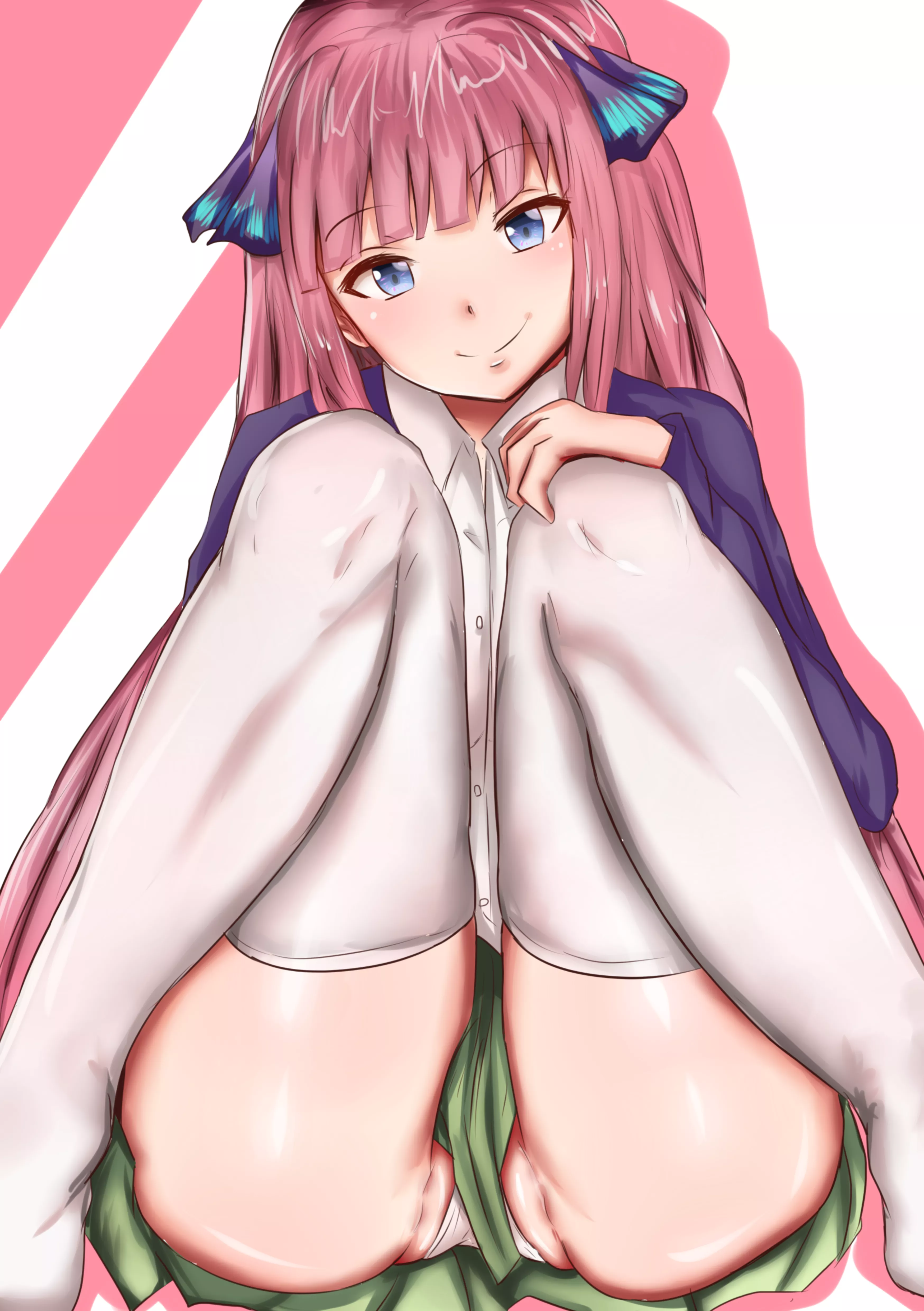 Nino Showing Off Her Thighs (The Quintessential Quintuplets) posted by Csxc