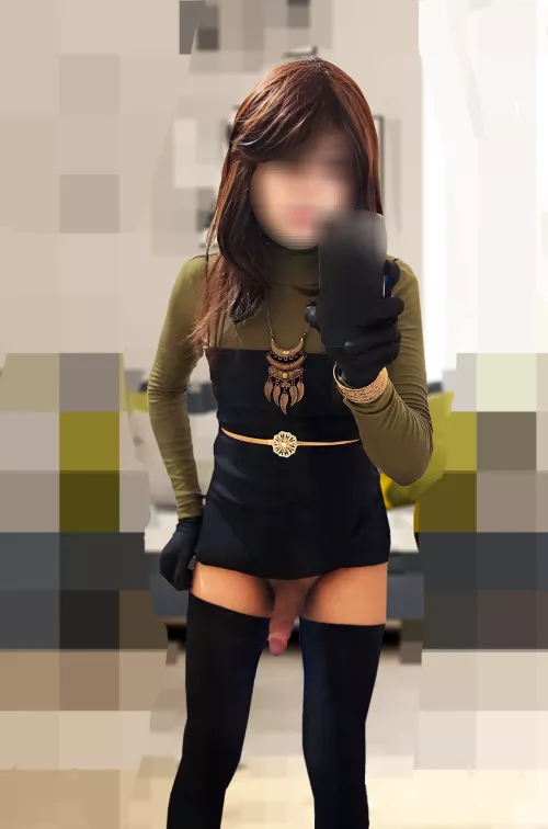 No panties for the party  by Kuroiscos