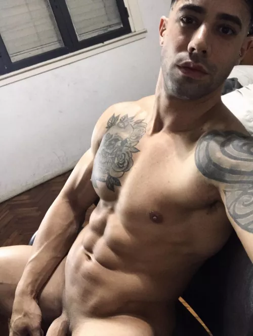 Nothing better than walking around the house naked by TattooedMuscled