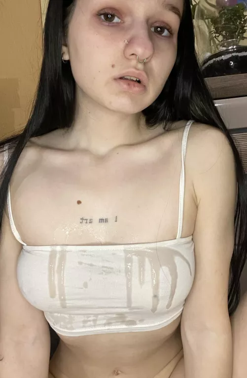 oh no you cummed right on my new top by Fallingwrath351