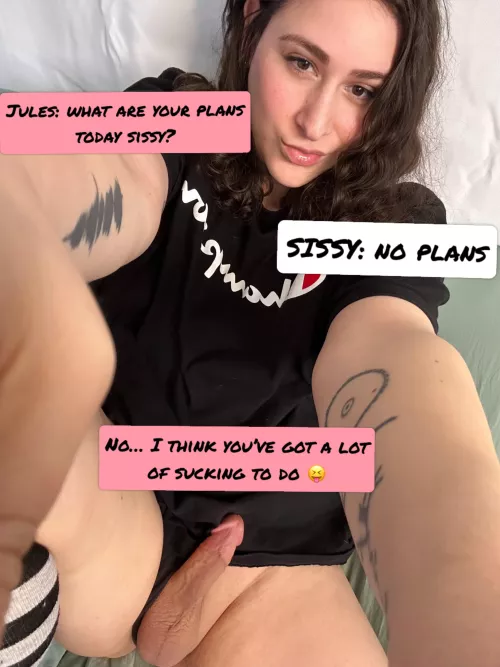 Open your mouth and suck, sissy 😝 by Julian-michaels