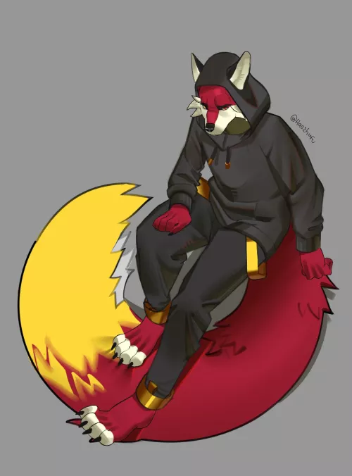 Red fox 🦊 (Commision by me @Haozhufu) by Calpico_Calpis