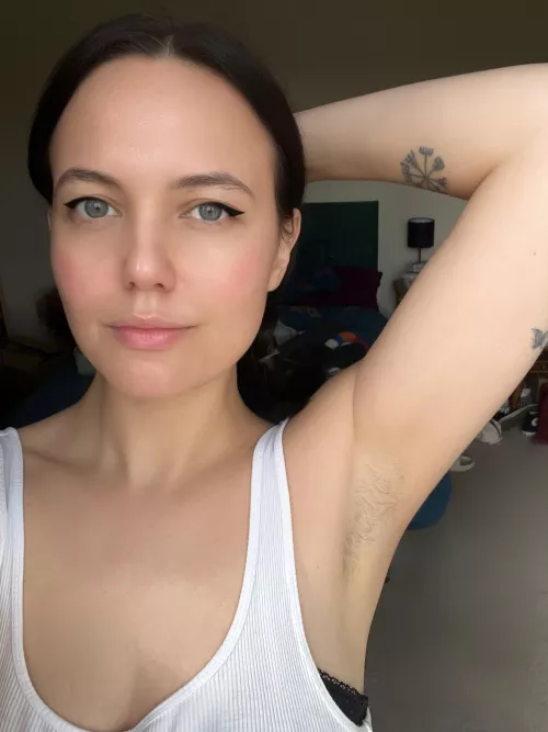 Should I shave my 30yr old pits or should I let them grow out a little more?  by PitqueenSamX