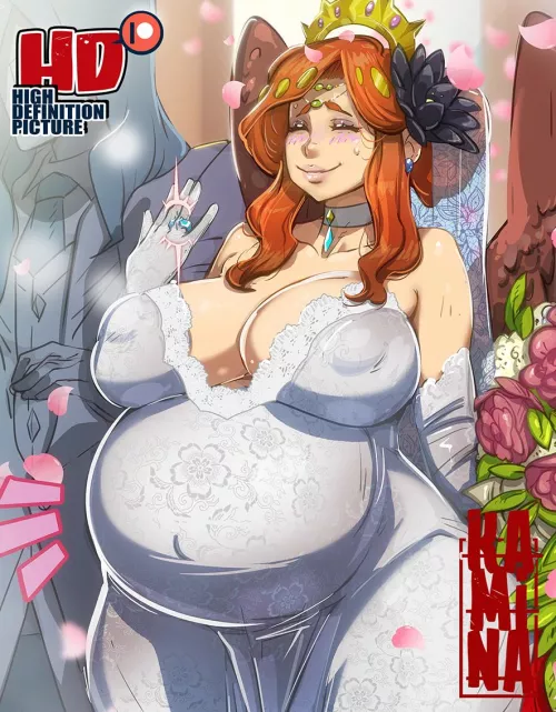 Third-Trimester Wedding (@kamina1978) by HeavyLancerthe8th