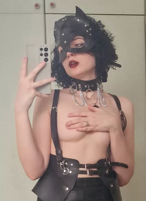 This cat girl is ready to serve just put a leash on me by MereOasis