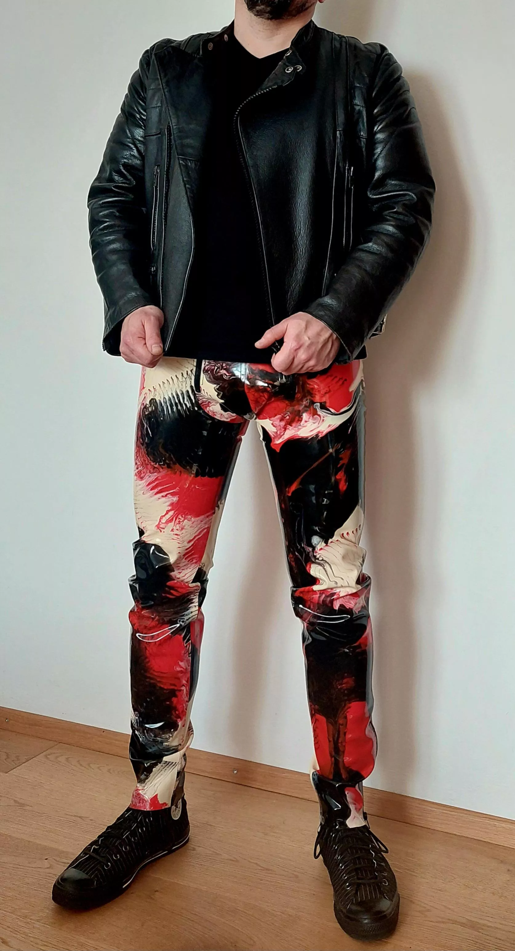 tight guild pants x mamorized latex posted by Illustrious_Part8589