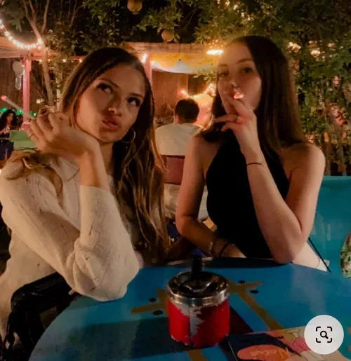 Whenever they go out, they have a friendly (and private) contest to see which one’s smoking draws the most male attention  by darkpoetries