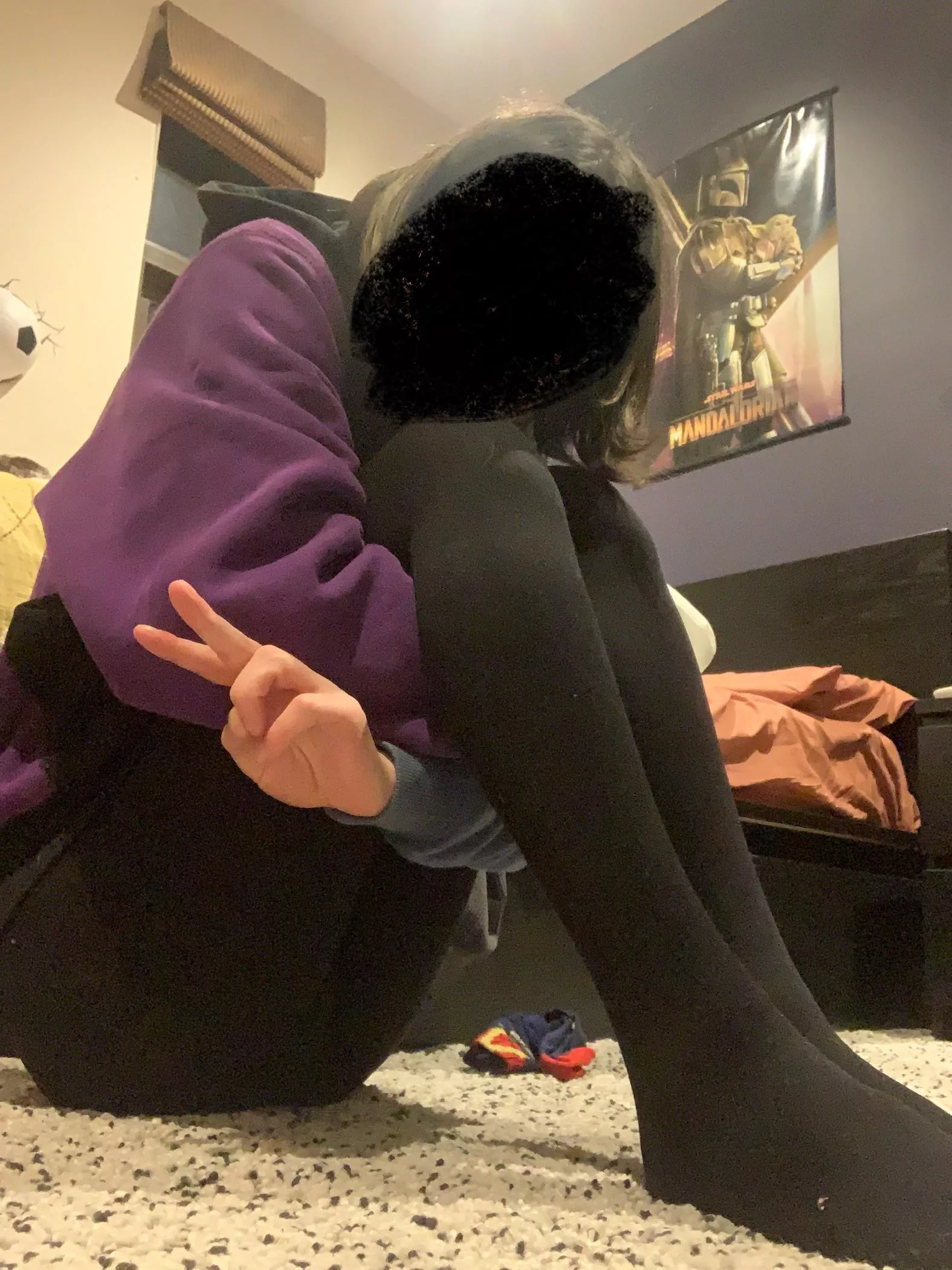 Who doesn't like a hoodie and tights with no skirt ;) posted by HornyGal64
