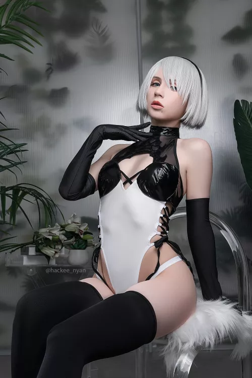 2B cosplay by Hackee by Hackee_chan