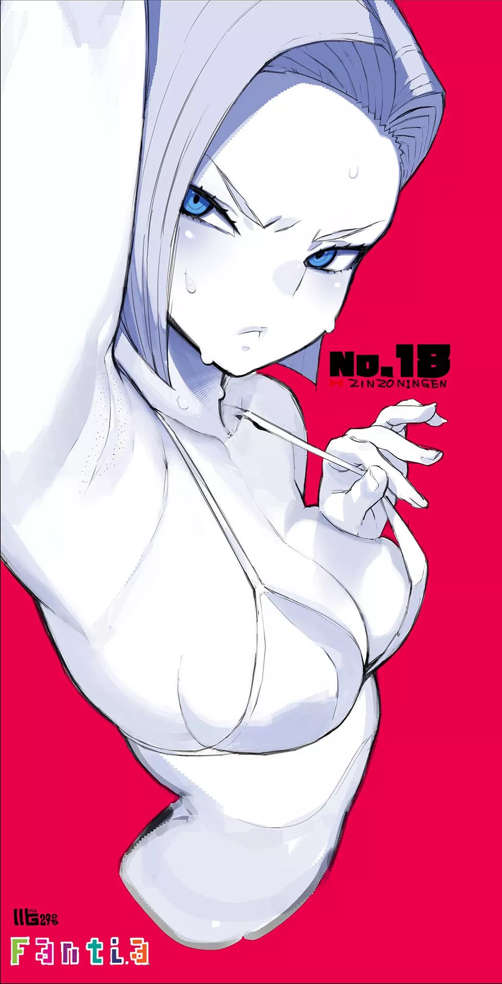 Android 18's Underarm Stubble in a Sexy Bikini (@mg_no29) posted by MeDahMann