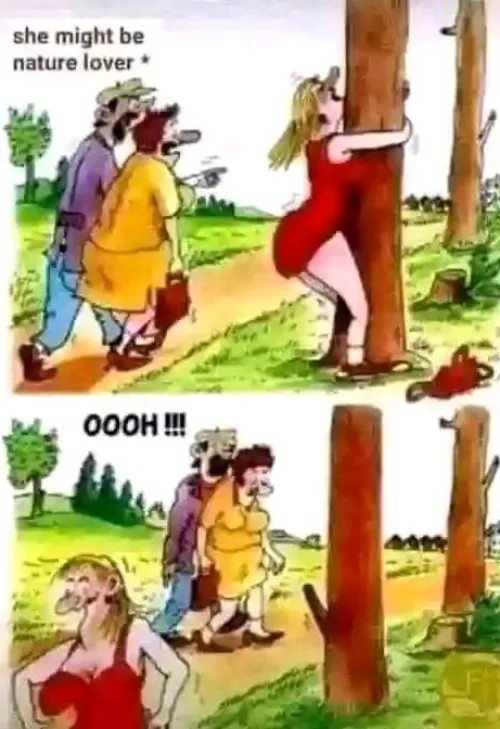 Be kind with trees... by HonestCartoon