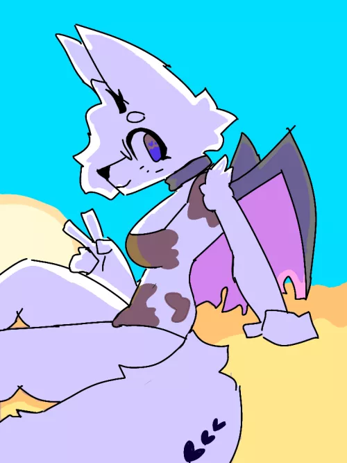 Beach (shadows practice) by Ematally