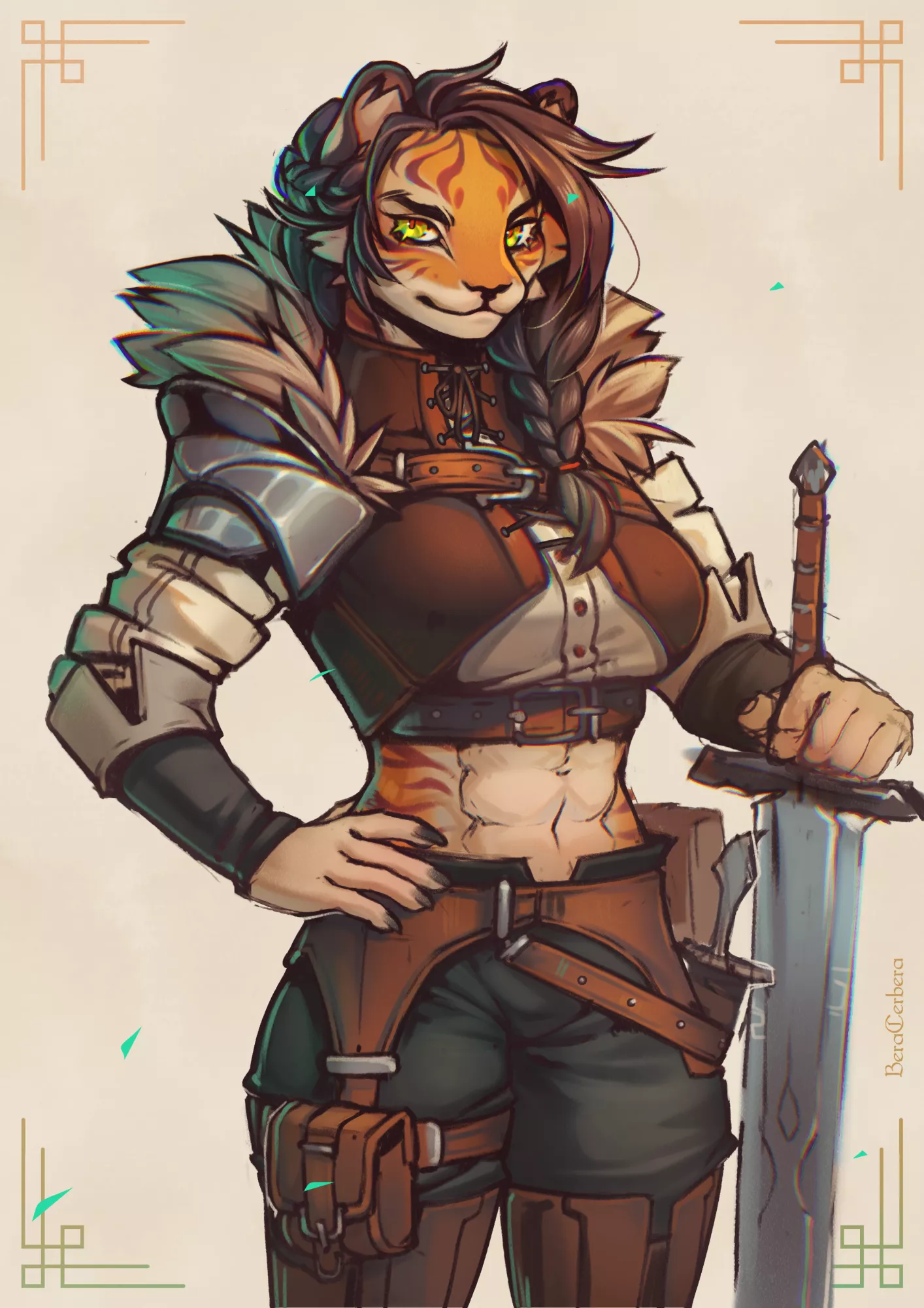 Berserk Tigress (art by me) posted by CerberaManghas