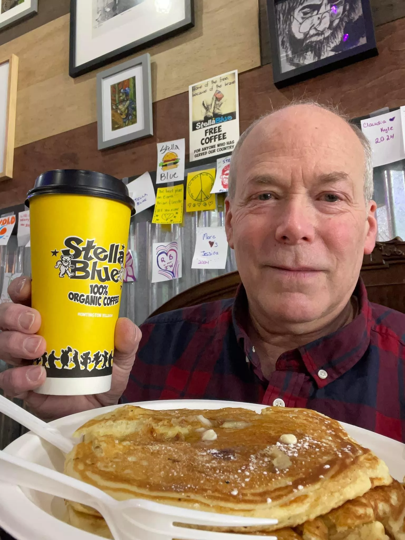 Coffee and pancakes. posted by Reading-Writer-