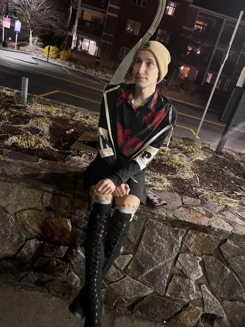 First time in a skirt, loving every second of it by Evermore_me