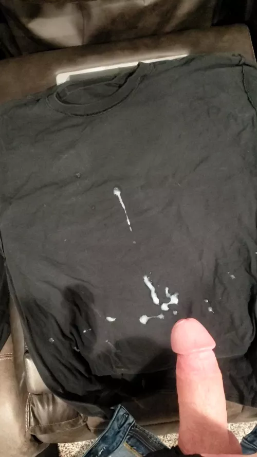 Had to grab the closest thing to me to catch this load from my 25 year old cock😅 by cire_thedoge