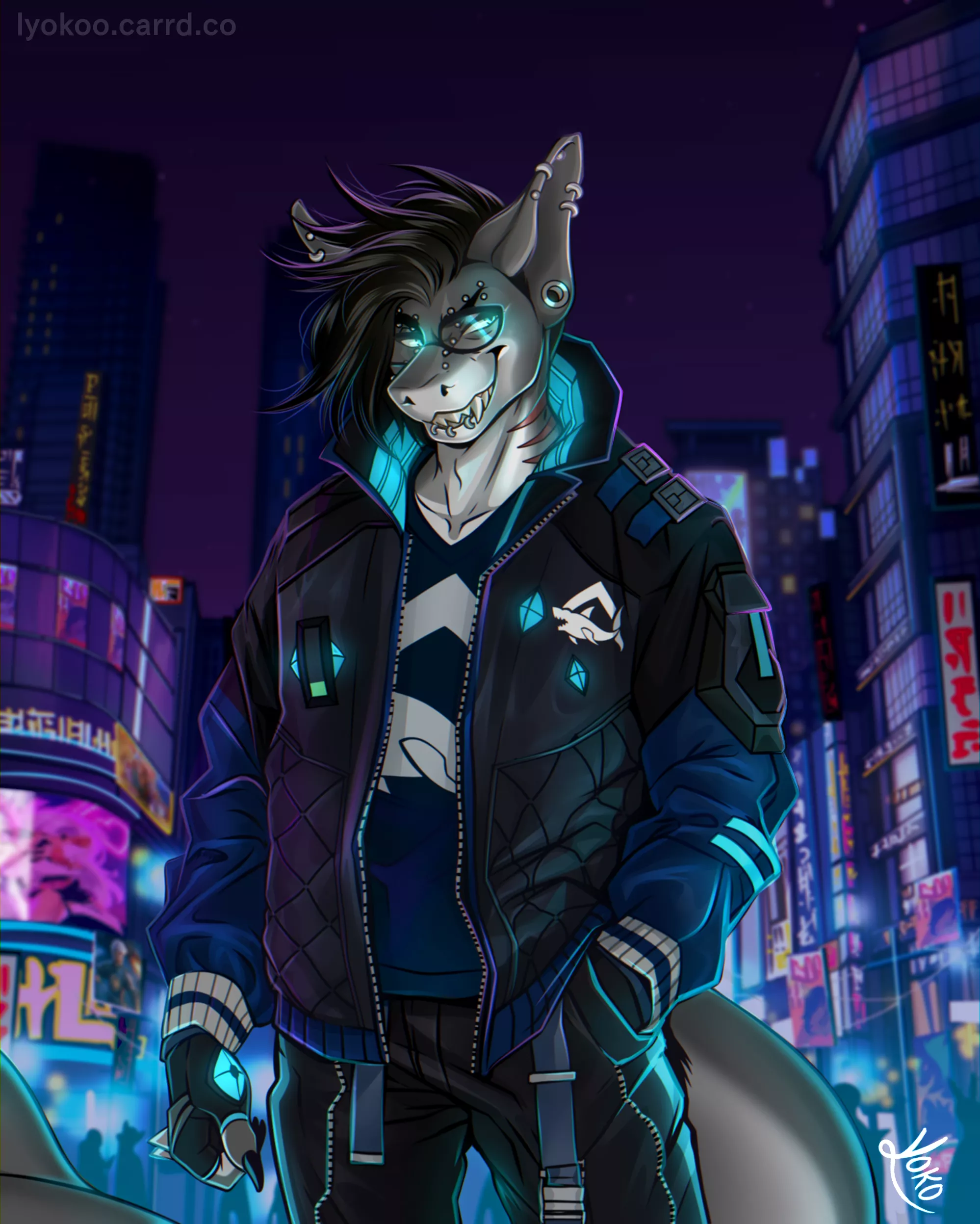 halfbody commission by me🦈💙 posted by L_Yokoo