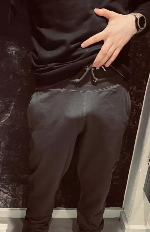 Have a squeeze in the changing room? by undead_bandit