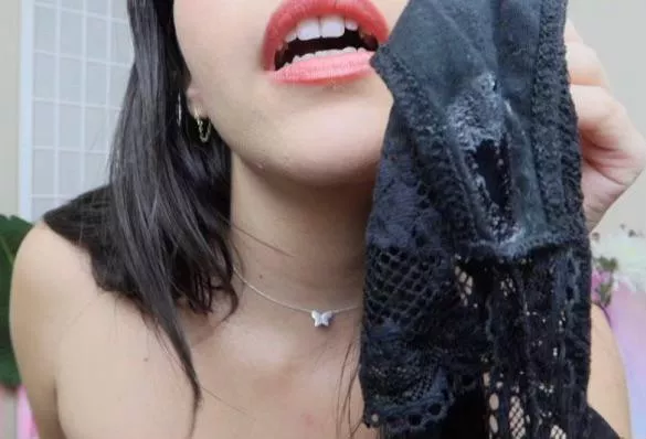 Home from my date and showing my bf my cummy panties he’ll be jerking off with posted by PrincesMiaxx