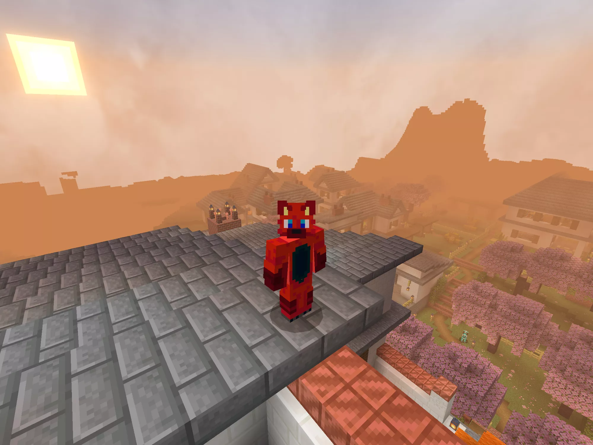 I made my fursona a Minecraft skin posted by SkyeRedPanda