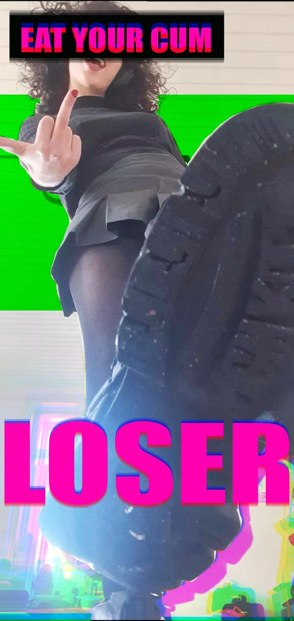 Kneel, obey, and submit to your new Goddess. I will tease your tiny shrimp all day long. posted by curlymistress