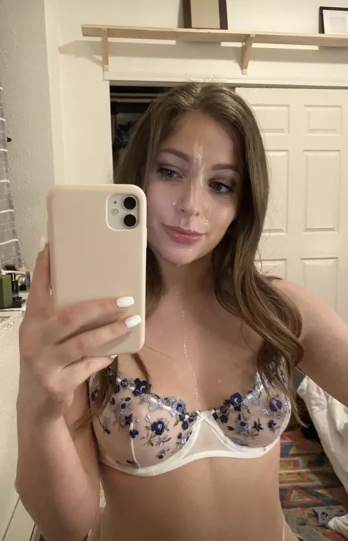 Lingerie just looks better when I’m wearing a facial too by jessnjamez