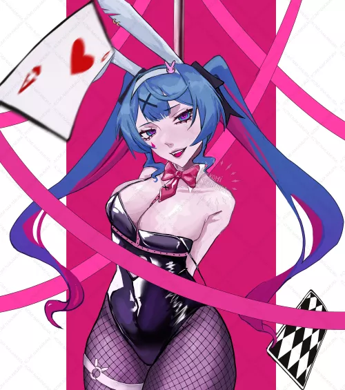 Miku/PurePure (art by me) by kominakamura