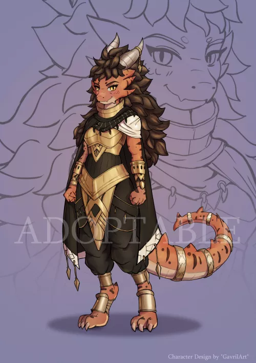 My new Kobold OC (Art by me) by Gavrilart