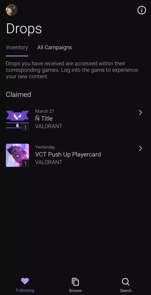 Old Claimed drops completely gone from inventory after changing username by reezyboost350v2