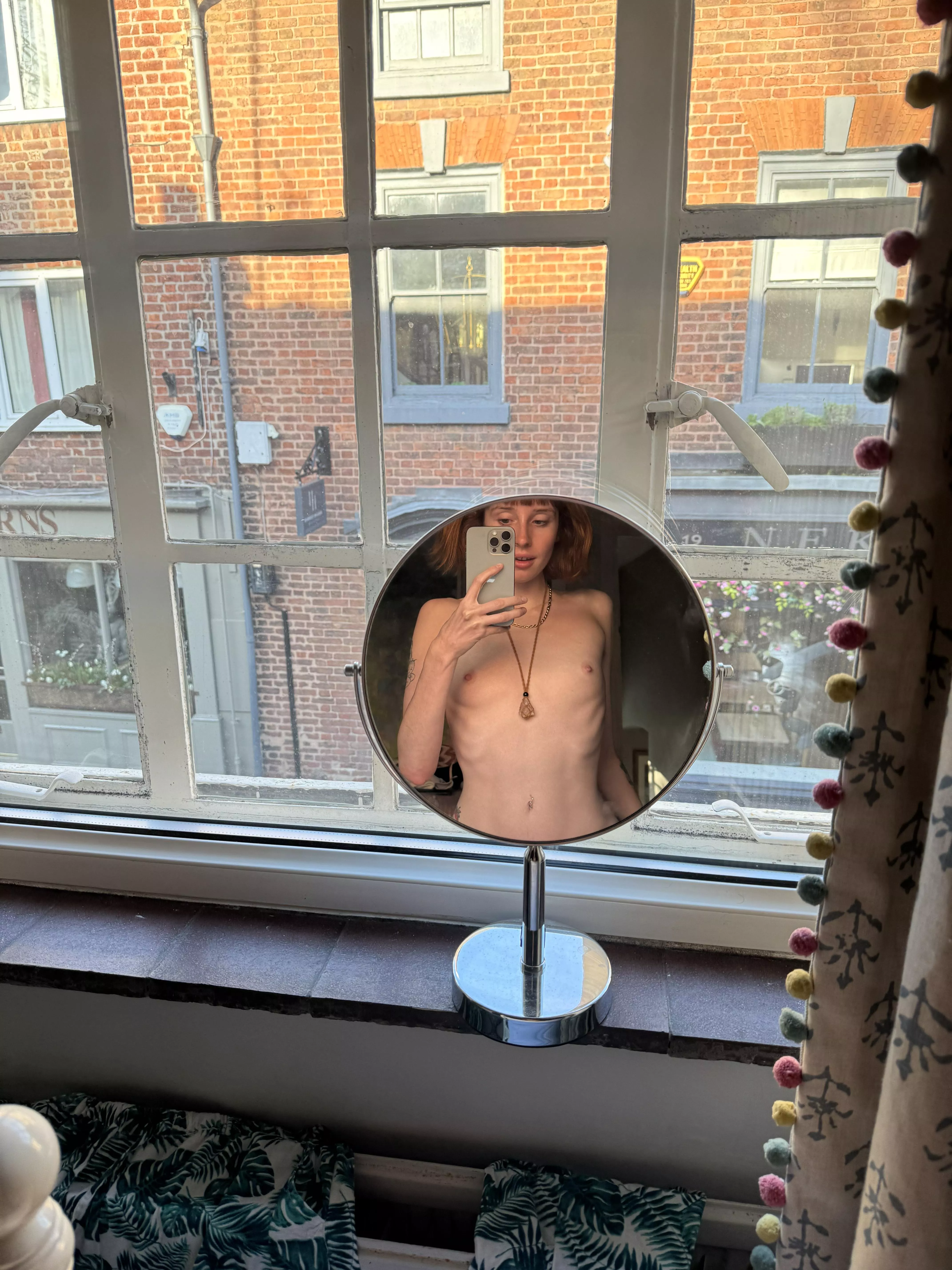 Rose quartz round my neck for self-love posted by Nippy_Hippie