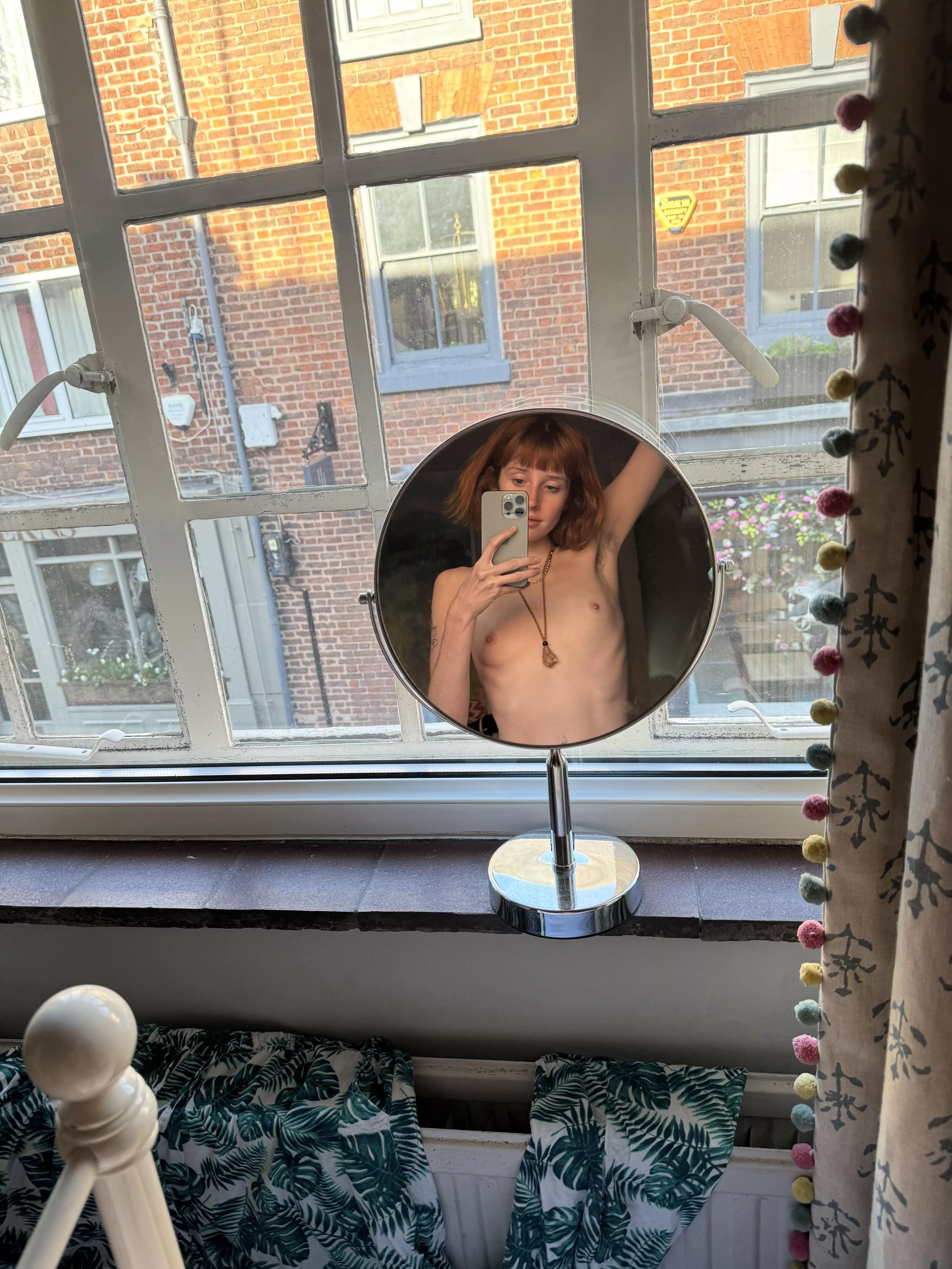 Rose quartz round my neck for self-love posted by Nippy_Hippie