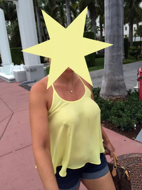 Silk tops always give me pokies while shopping. by Teasing_Wife