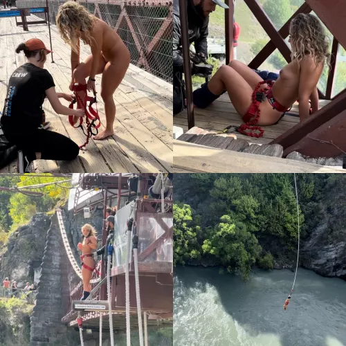 the only way to do a bungy jump if you ask me  by keeksuncensoreddd