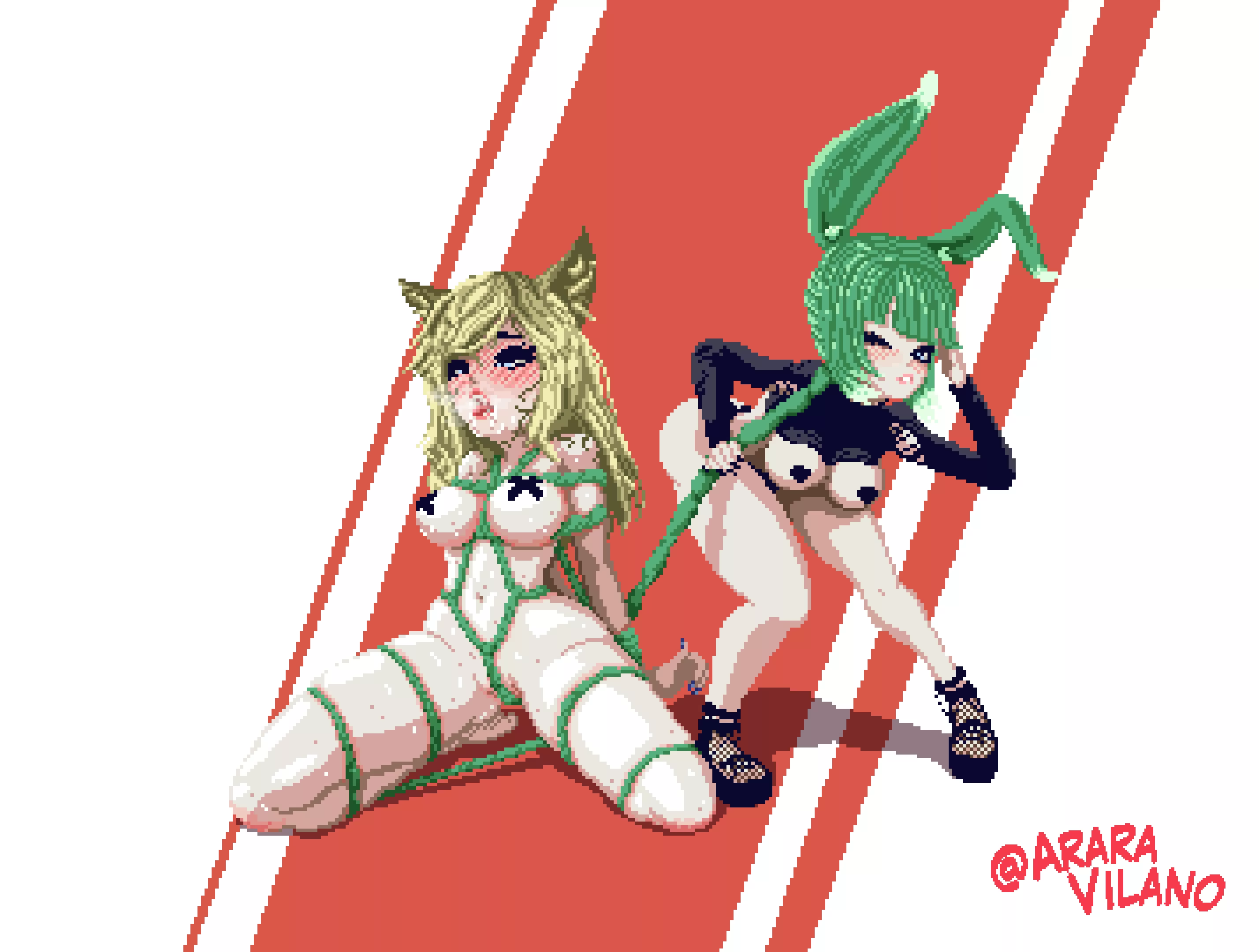 VRC streamers Vrey and Groovy Tuesdays posted by AraraVilano