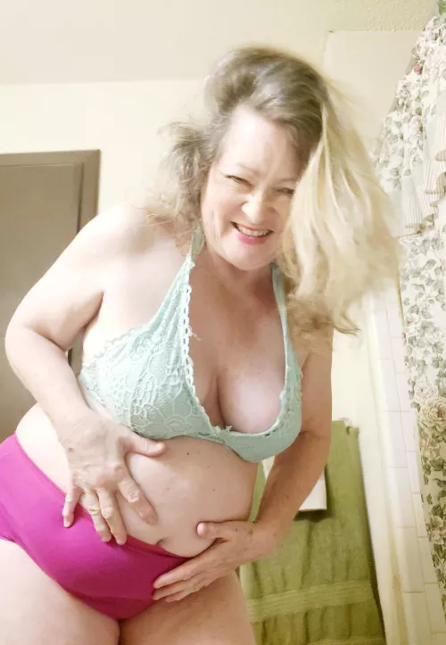 You might like my boobs in this blue bra by blondiedi1223