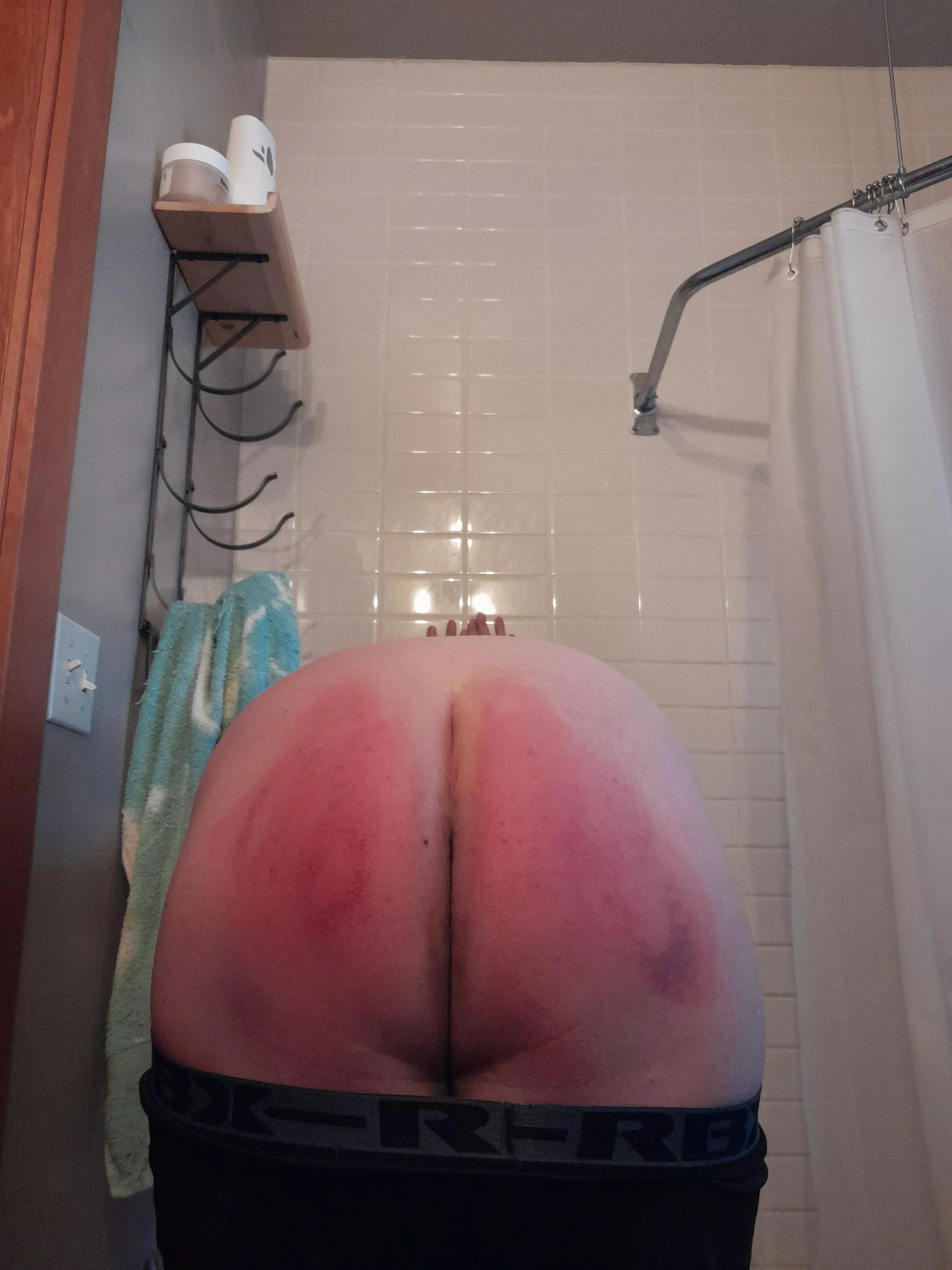 Aftermath from my wife/dom punishing me with her paddle  posted by grim-bong-ripper
