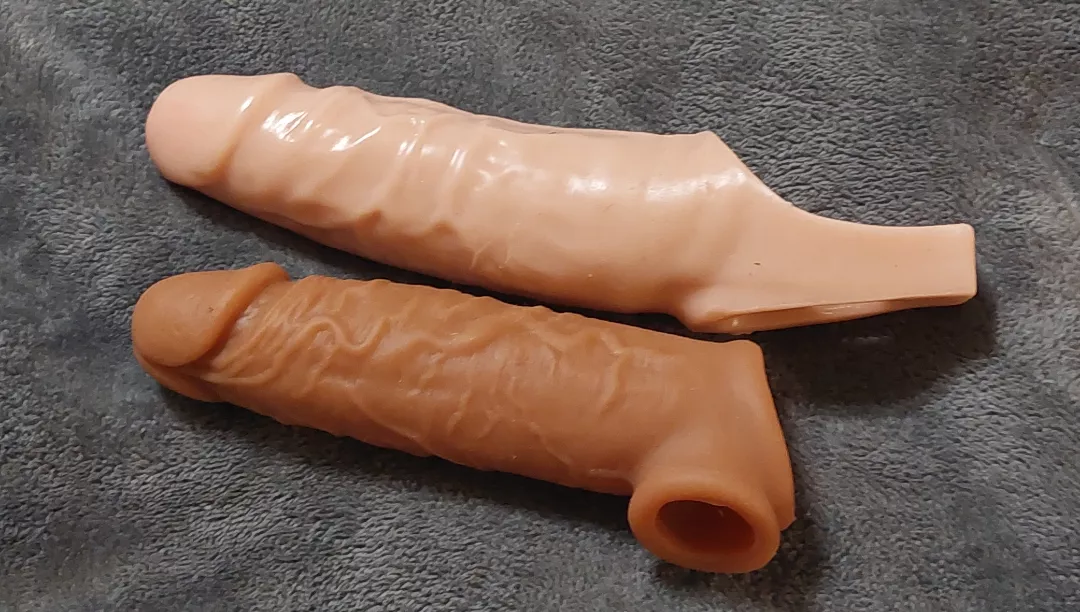 Anyone know where I can get a dildo like these that aren't hollow so i can wear it over my cage so I can fuck my wife without using my dick? (Remove if not allowed) posted by Fit_Chicken_8248