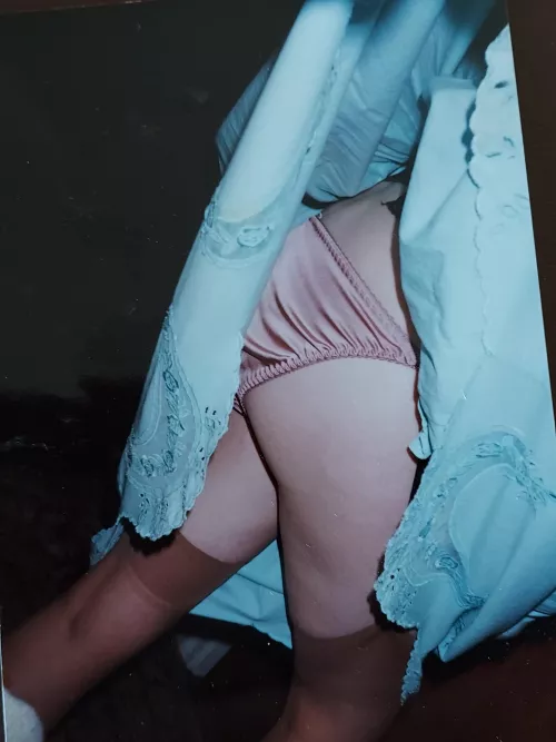 Chasing those satin panties. 1985 by Icy-Link304