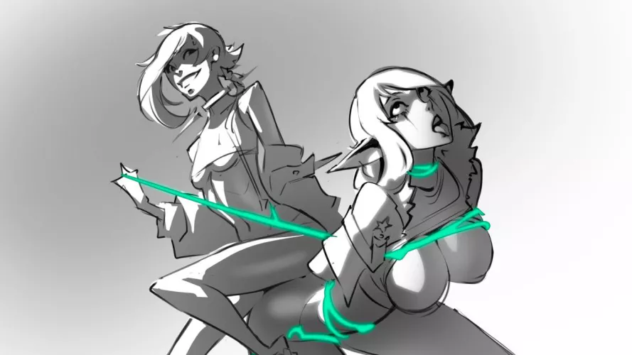Elven bondage from game The Veil Chronicles: Nix University by NoN-Hydra