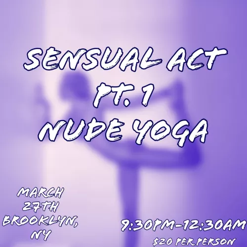 If you want real naked yoga join us  by imbackstage