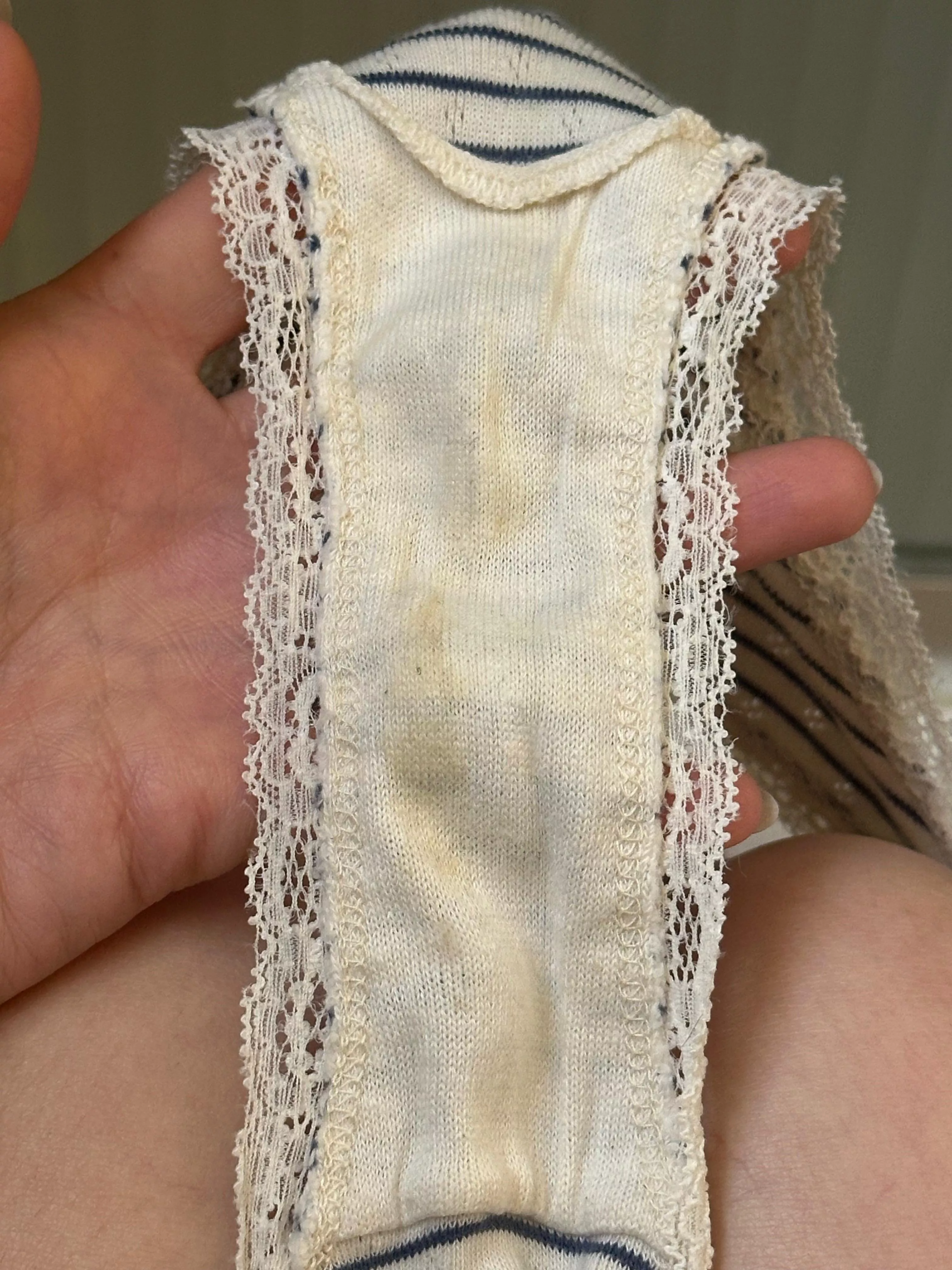 Innocent little pair. But of course my pussy had to ruin them  posted by Jay3mmm